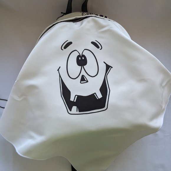 SS20 Moschino Coutre Jeremy Scott WHITE PUMPKIN FACE GHOST BACKPACK TRICK main image 15
